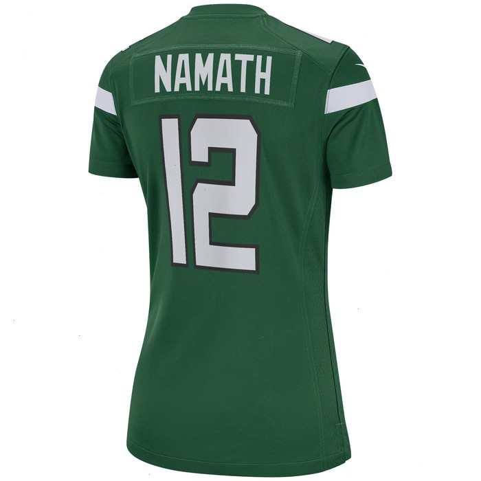 Joe Namath New York Jets Nike Women's Game Retired Player Jersey - Gotham Green