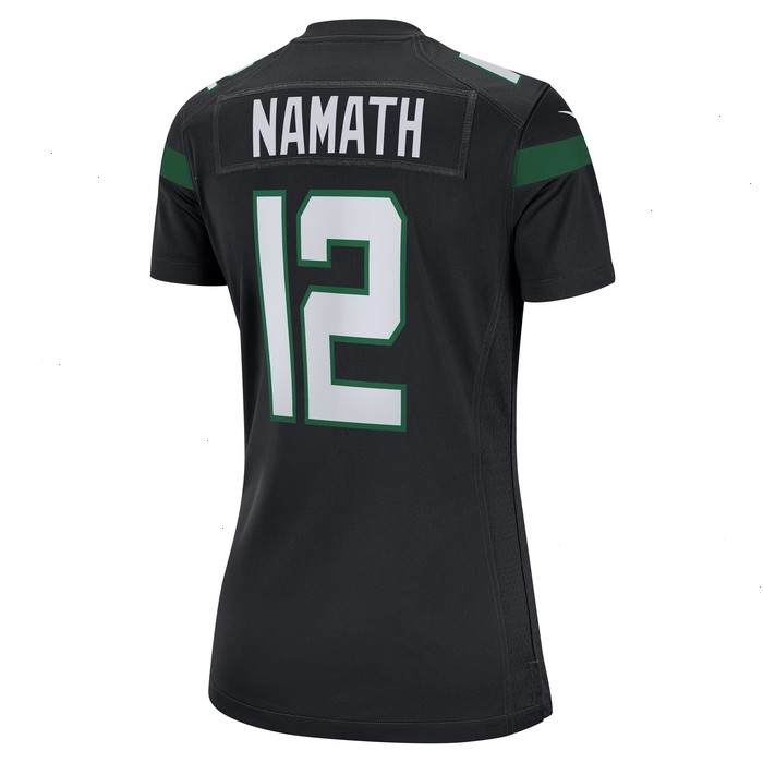 Joe Namath New York Jets Nike Women's Retired Player Jersey - Black