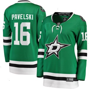 Joe Pavelski Dallas Stars Fanatics Branded Women's Breakaway Home Player Jersey - Kelly Green