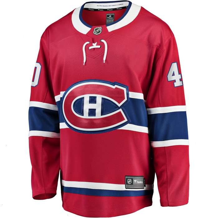 Joel Armia Montreal Canadiens Fanatics Branded Home Breakaway Player Jersey - Red