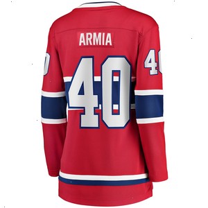 Joel Armia Montreal Canadiens Fanatics Branded Women's Home Breakaway Player Jersey - Red