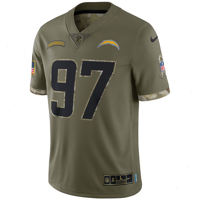 Joey Bosa Los Angeles Chargers Nike 2022 Salute To Service Limited Jersey - Olive