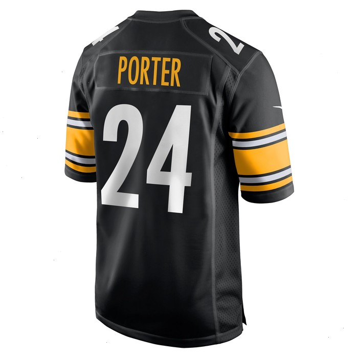 Joey Porter Jr. Pittsburgh Steelers Nike 2023 NFL Draft Pick Game Jersey - Black