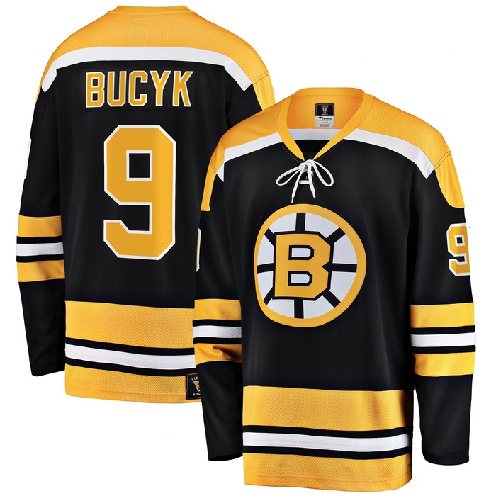 John Bucyk Boston Bruins Fanatics Branded Premier Breakaway Retired Player Jersey - Black