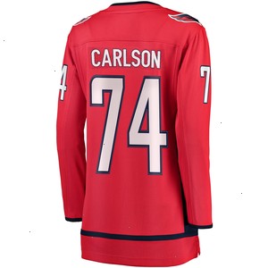 John Carlson Washington Capitals Fanatics Branded Women's Breakaway Player Jersey - Red