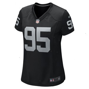 John Jenkins Las Vegas Raiders Nike Women's Game Jersey - Black