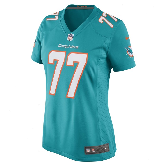 John Jenkins Miami Dolphins Nike Women's Game Player Jersey - Aqua