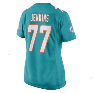 John Jenkins Miami Dolphins Nike Women's Game Player Jersey - Aqua