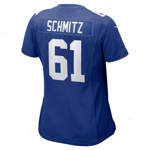 John Michael Schmitz New York Giants Nike Women's Team Game Jersey - Royal