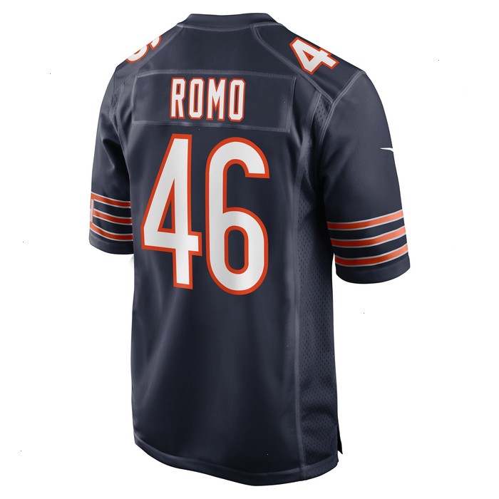 John Parker Romo Chicago Bears Nike Team Game Jersey - Navy