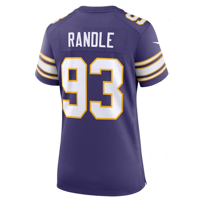 John Randle Minnesota Vikings Nike Women's Classic Player Game Jersey - Purple