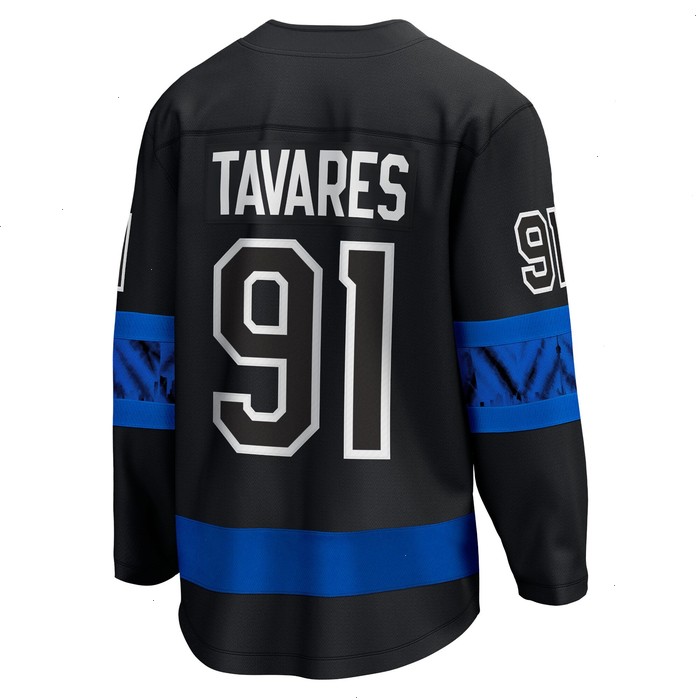 John Tavares Toronto Maple Leafs Fanatics Branded Alternate Premier Breakaway Reversible Player Jersey - Black