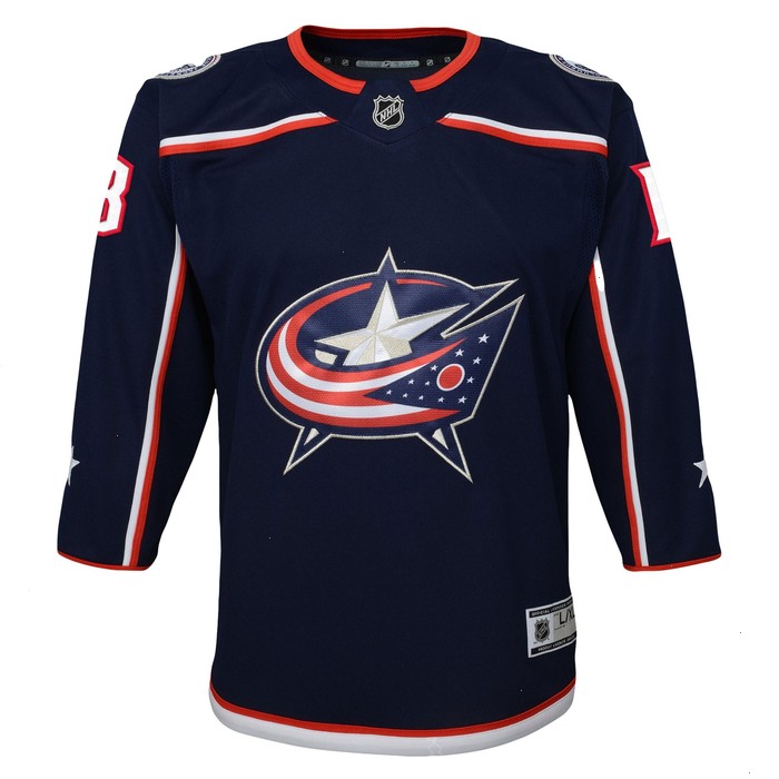 Johnny Gaudreau Columbus Blue Jackets Youth 2022/23 Premier Player Jersey - Navy