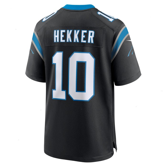 Johnny Hekker Carolina Panthers Nike Team Game Jersey - Black