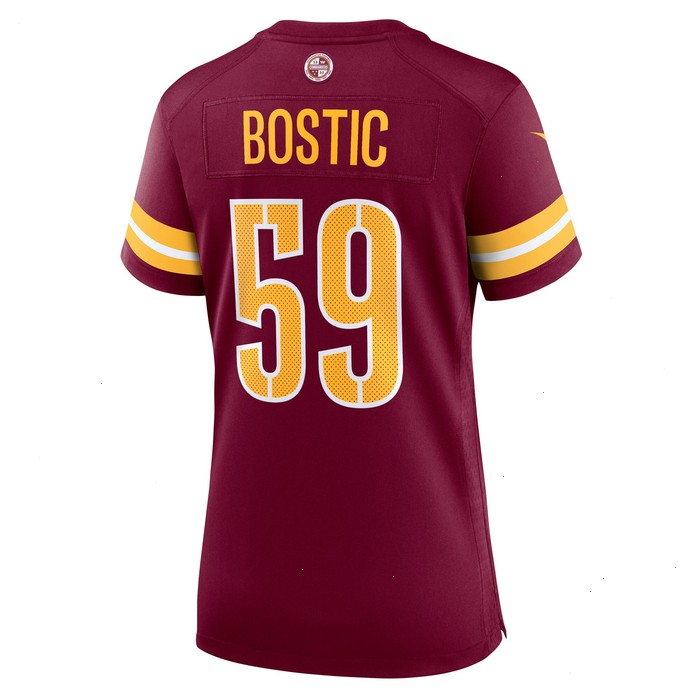 Jon Bostic Washington Commanders Nike Women's Game Player Jersey - Burgundy