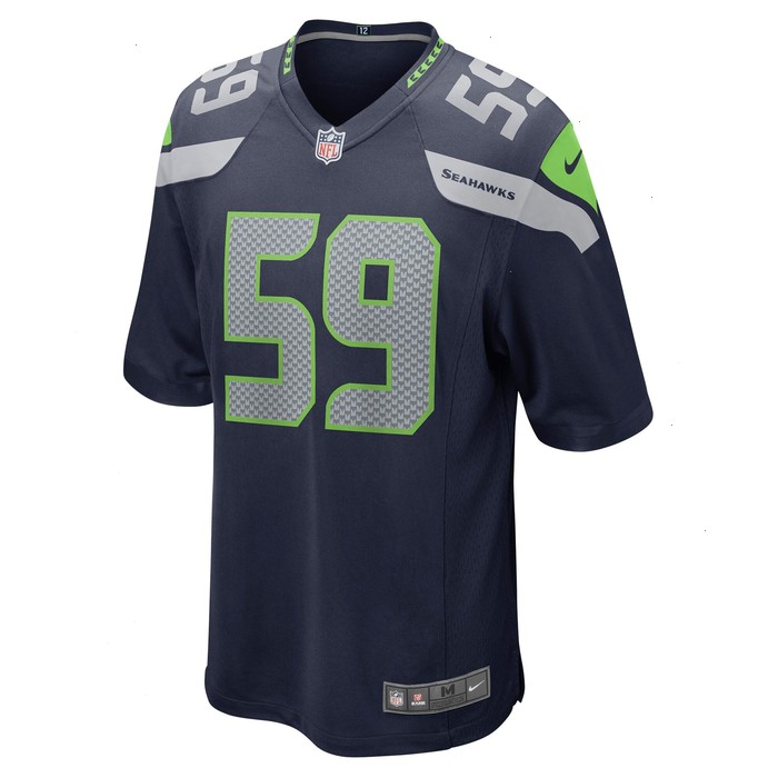 Jon Rhattigan Seattle Seahawks Nike Game Jersey - College Navy