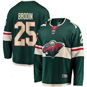 Jonas Brodin Minnesota Wild Fanatics Branded Breakaway Jersey - Green