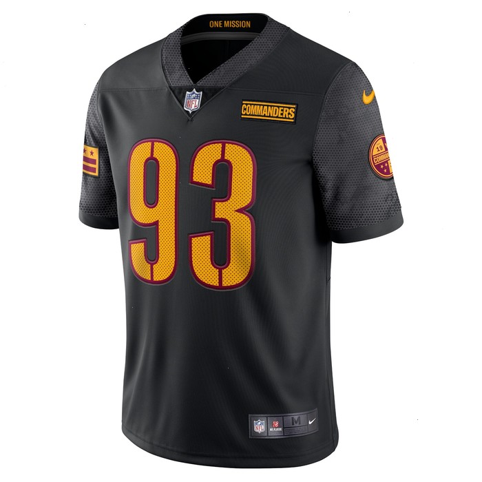 Jonathan Allen Washington Commanders Nike Alternate Vapor Limited Jersey - Black