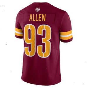 Jonathan Allen Washington Commanders Nike Vapor Limited Jersey - Burgundy