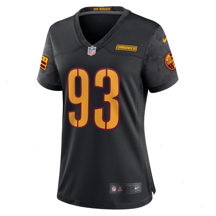 Jonathan Allen Washington Commanders Nike Women's Alternate Game Player Jersey - Black