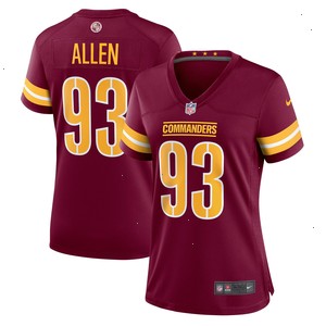 Jonathan Allen Washington Commanders Nike Women's Player Game Jersey - Burgundy