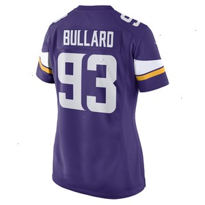 Jonathan Bullard Minnesota Vikings Nike Women's Game Player Jersey - Purple