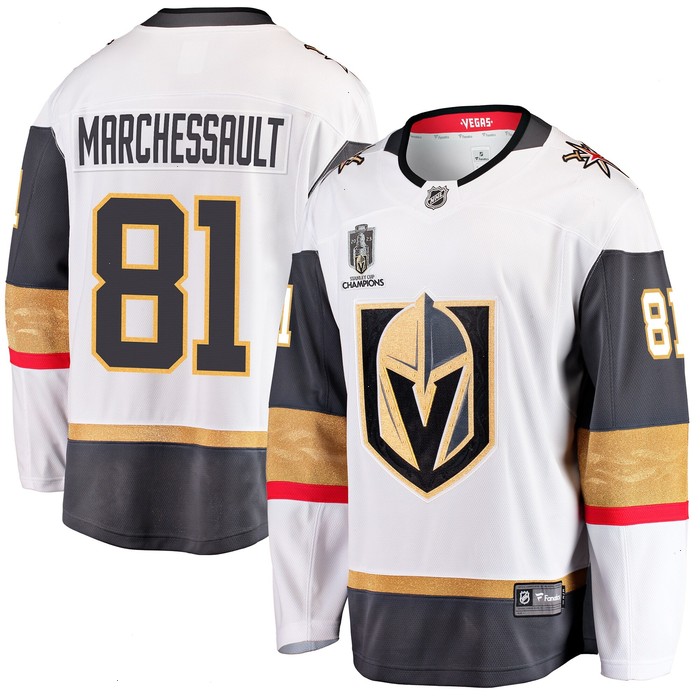 Jonathan Marchessault Vegas Golden Knights Fanatics Branded 2023 Stanley Cup Champions Away Breakaway Player Jersey - White