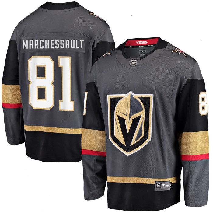 Jonathan Marchessault Vegas Golden Knights Fanatics Branded Alternate Breakaway Player Jersey - Gray