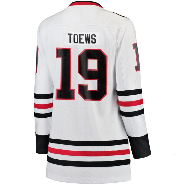 Jonathan Toews Chicago Blackhawks Fanatics Branded Women's Breakaway Player Jersey - White