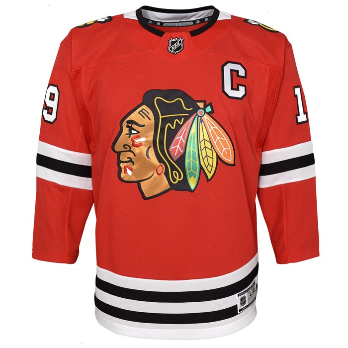 Jonathan Toews Chicago Blackhawks Youth Home Premier Player Jersey - Red