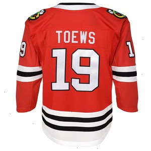 Jonathan Toews Chicago Blackhawks Youth Home Premier Player Jersey - Red