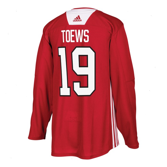 Jonathan Toews Chicago Blackhawks adidas Practice Player Jersey - Red