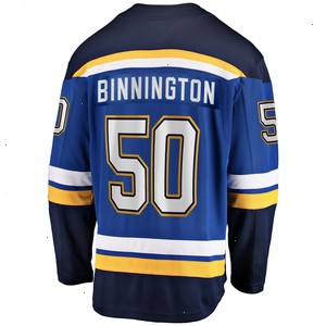 Jordan Binnington St. Louis Blues Fanatics Branded Home Premier Breakaway Player Jersey - Royal