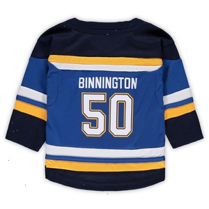 Jordan Binnington St. Louis Blues Infant Home Replica Player Jersey - Blue