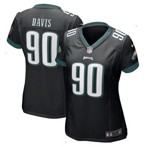 Jordan Davis Philadelphia Eagles Nike Women's Player Game Jersey - Black