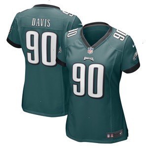 Jordan Davis Philadelphia Eagles Nike Women's Player Game Jersey - Midnight Green