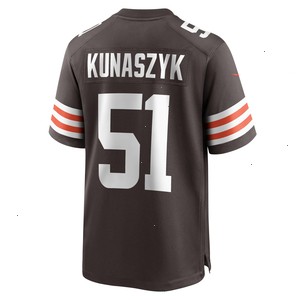 Jordan Kunaszyk Cleveland Browns Nike Game Player Jersey - Brown