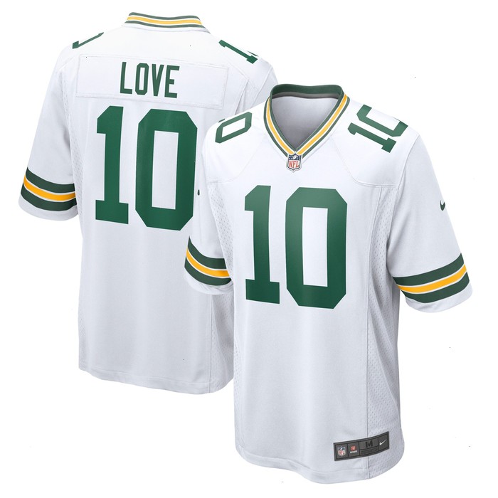 Jordan Love Green Bay Packers Nike Game Jersey - White