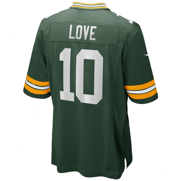 Jordan Love Green Bay Packers Nike Player Game Jersey - Green