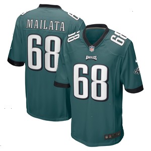 Jordan Mailata Philadelphia Eagles Nike Game Jersey - Midnight Green