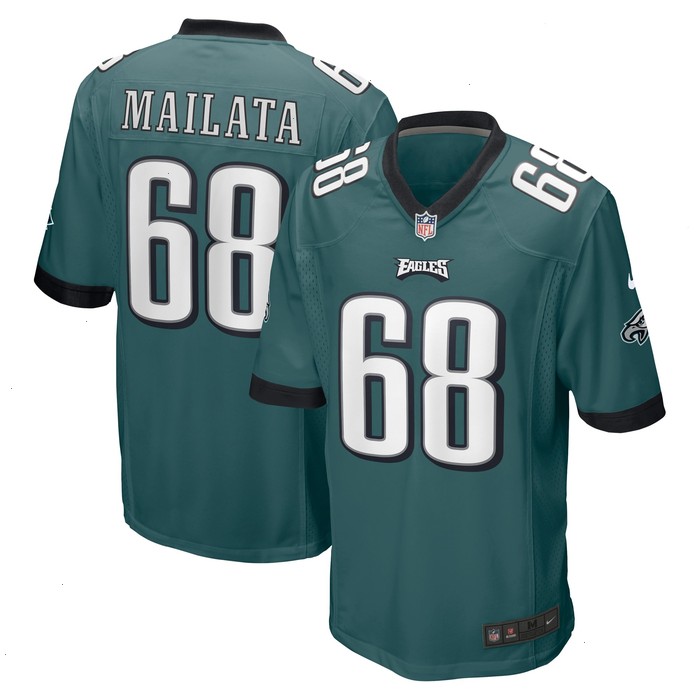 Jordan Mailata Philadelphia Eagles Nike Game Jersey - Midnight Green