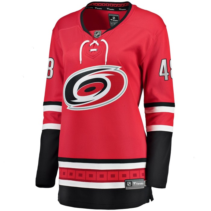 Jordan Martinook Carolina Hurricanes Fanatics Branded Women's Alternate Breakaway Player Jersey - Red