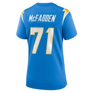 Jordan McFadden Los Angeles Chargers Nike Women's Team Game Jersey - Powder Blue