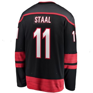 Jordan Staal Carolina Hurricanes Fanatics Branded Home Captain Patch Breakaway Player Jersey - Black