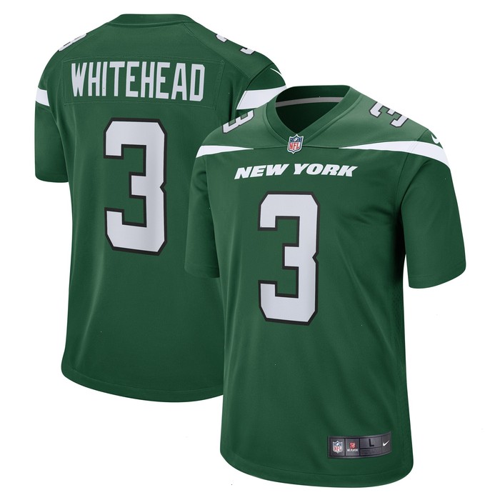 Jordan Whitehead New York Jets Nike Game Player Jersey - Gotham Green