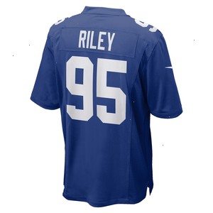 Jordon Riley New York Giants Nike Team Game Jersey - Royal