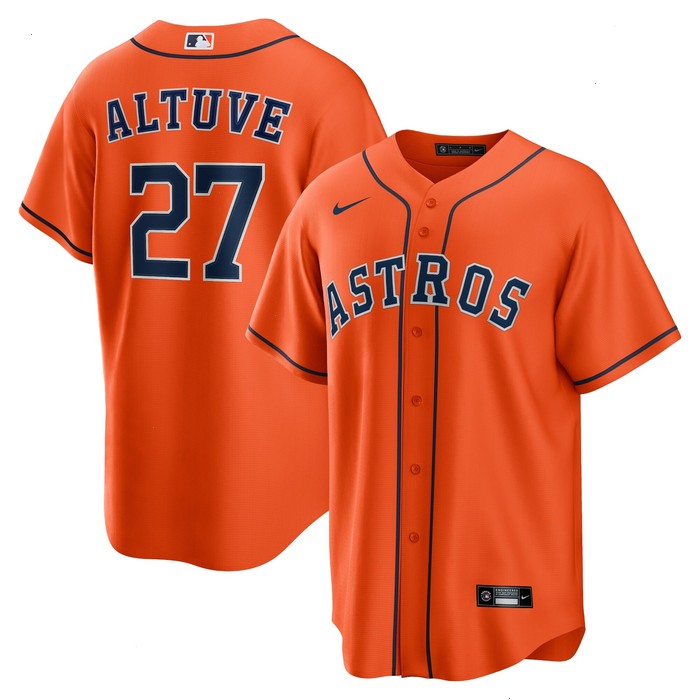 Jose Altuve Houston Astros Nike Alternate Replica Player Name Jersey - Orange