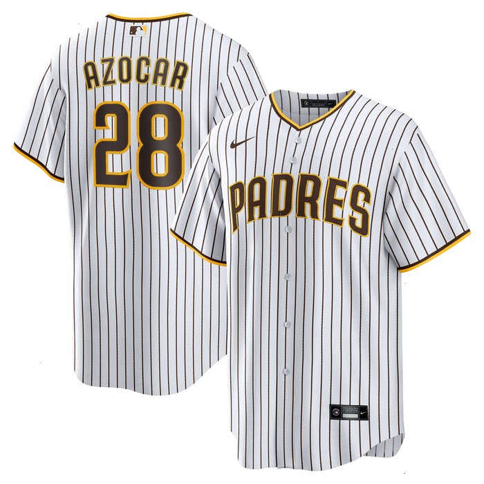 Jose Azocar San Diego Padres Nike Home Replica Player Jersey - White