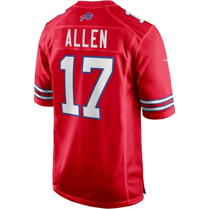 Josh Allen Buffalo Bills Nike Alternate Game Player Jersey - Red