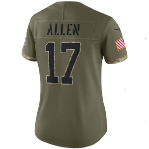 Josh Allen Buffalo Bills Nike Women's 2022 Salute To Service Limited Jersey - Olive